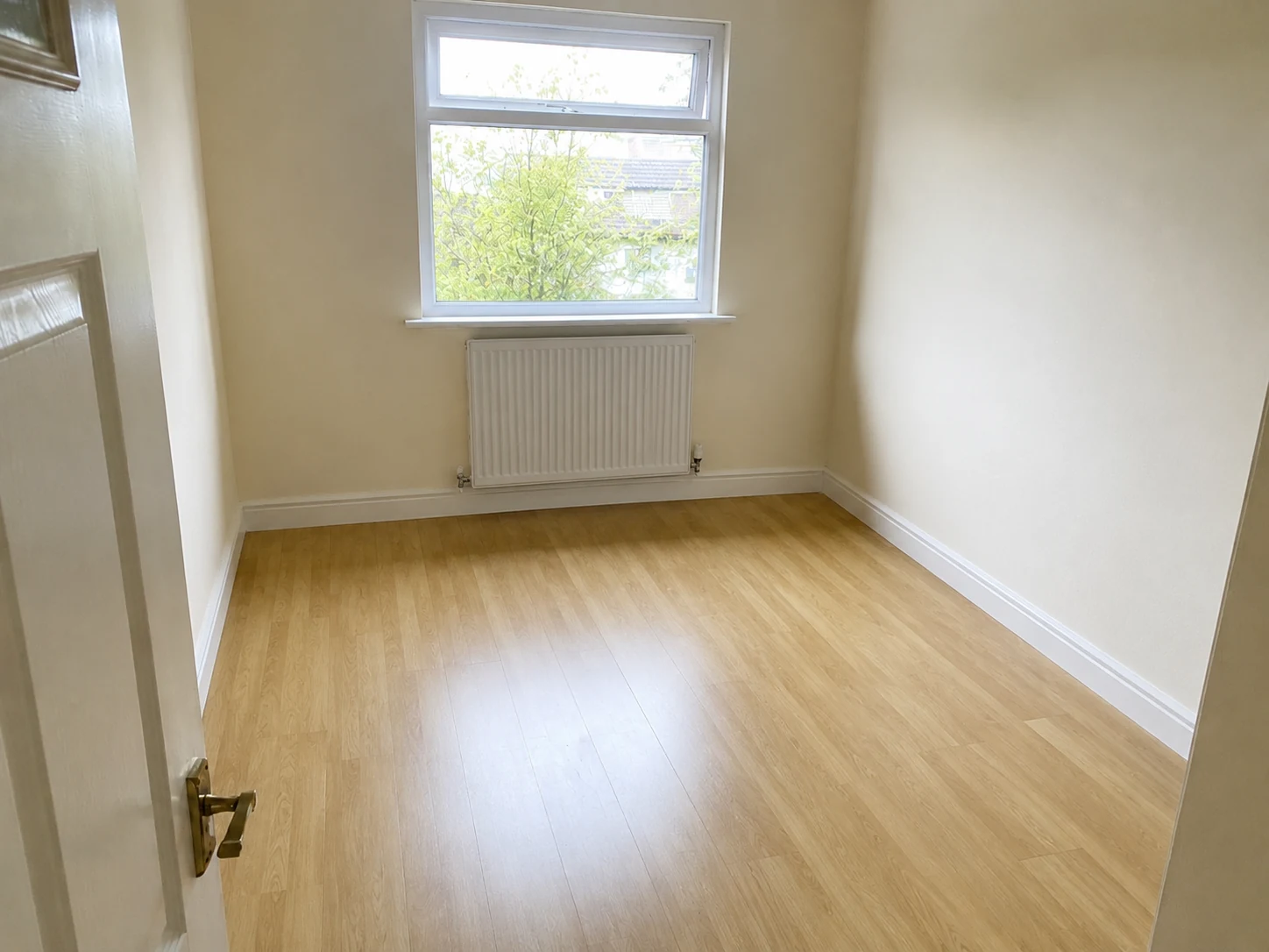 Same room after clearance and cleaning